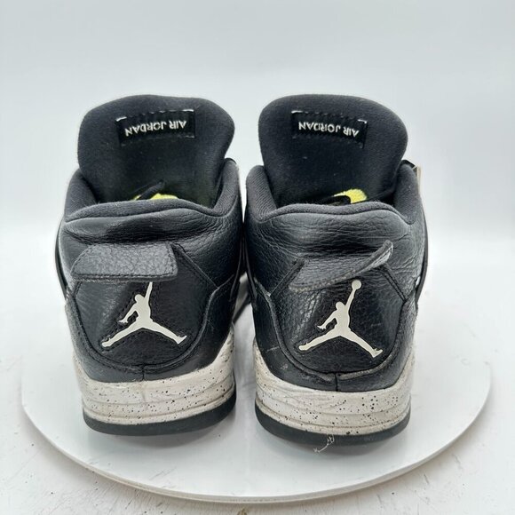 Nike Air Jordan 4 Retro Men Size 10.5 314254-003 Black Grey Mid Basketball Shoes - Picture 5 of 11